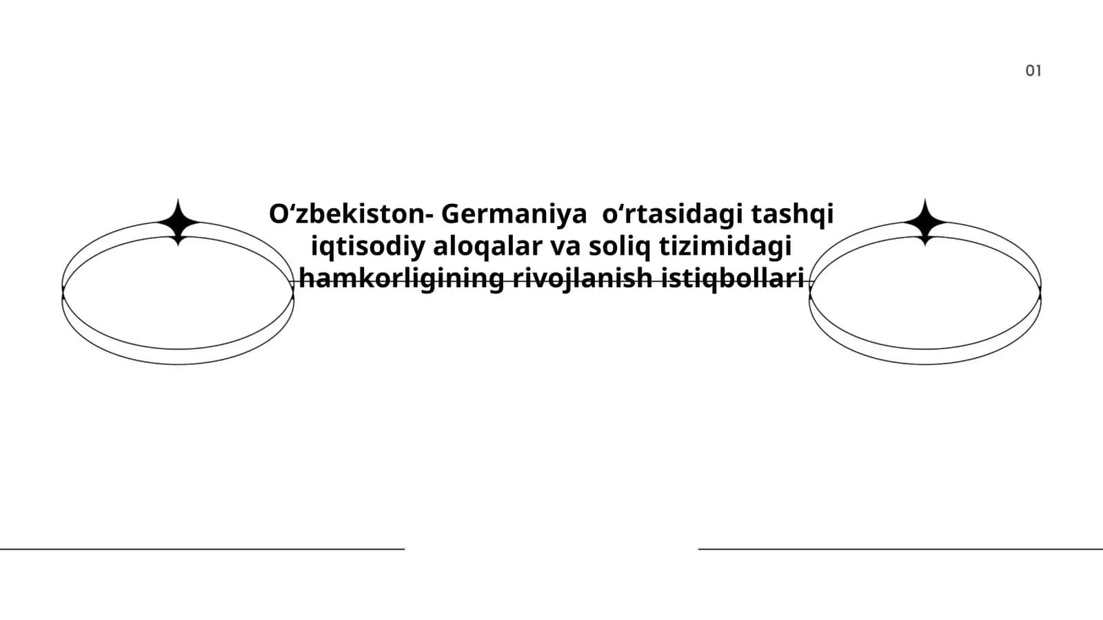 Oʻzbekiston- Germaniya oʻrtasidagi tashqi iqtisodiy aloqalar va soliq tizimidagi hamkorligining rivojlanish istiqbollari