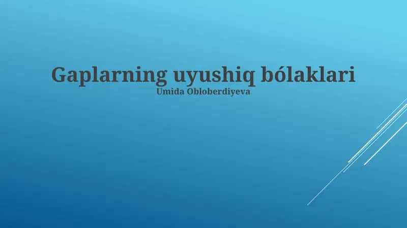 Bog'lanish nuqtalari tahlili