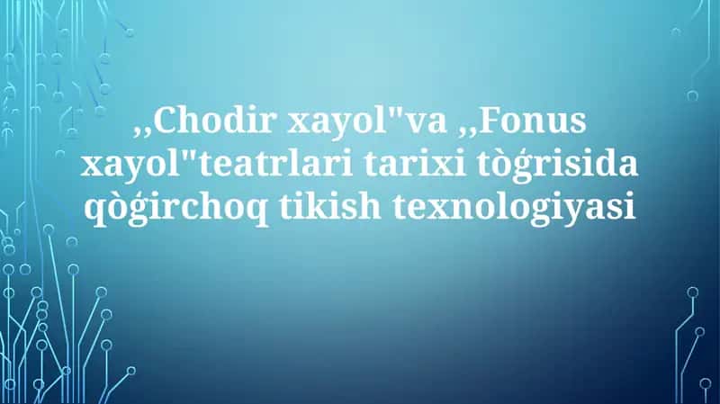 Chodir xayol