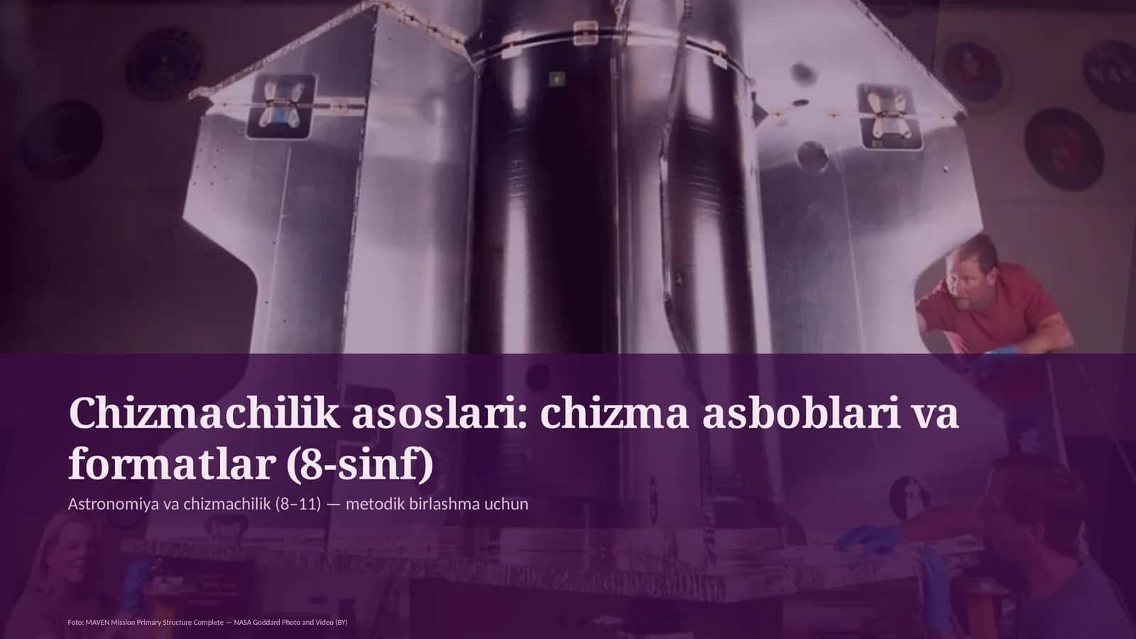 Chizmachilik asoslari: chizma asboblari va formatlar (8-sinf)