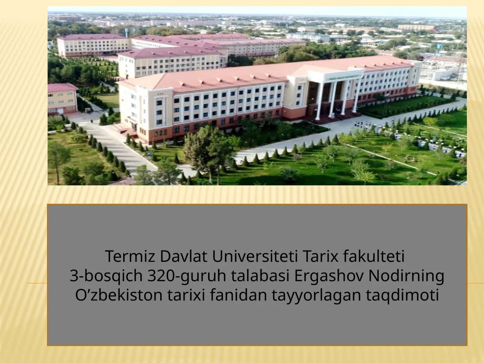 Mustabid Sovet tuzumining O’zbekistondagi qatag’onlik siyosati