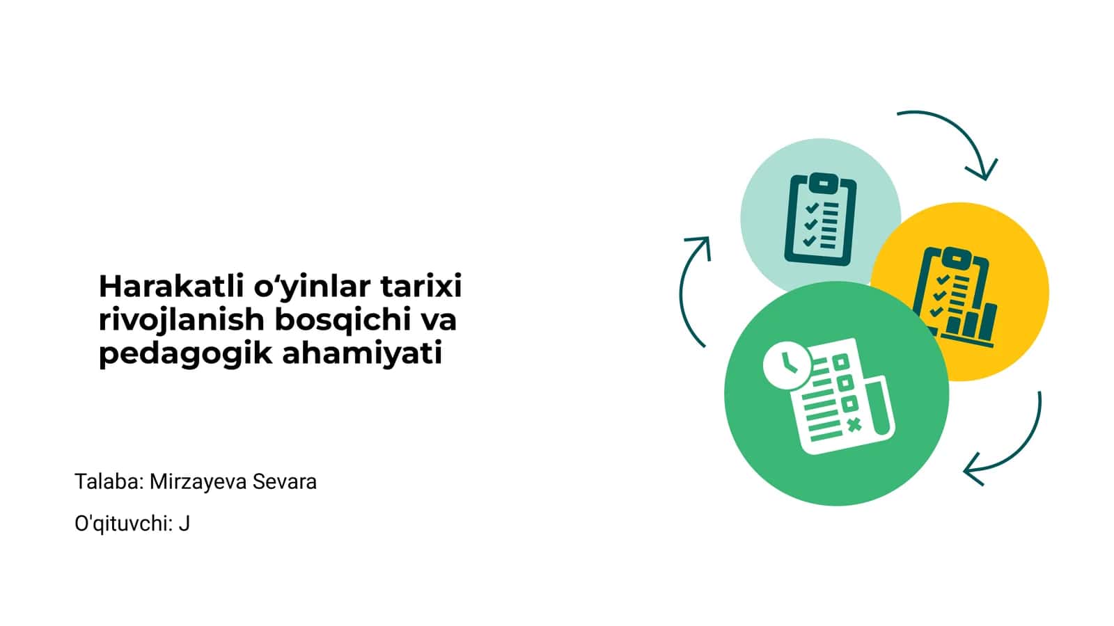 Harakatli oʻyinlar tarixi rivojlanish bosqichi va pedagogik ahamiyati