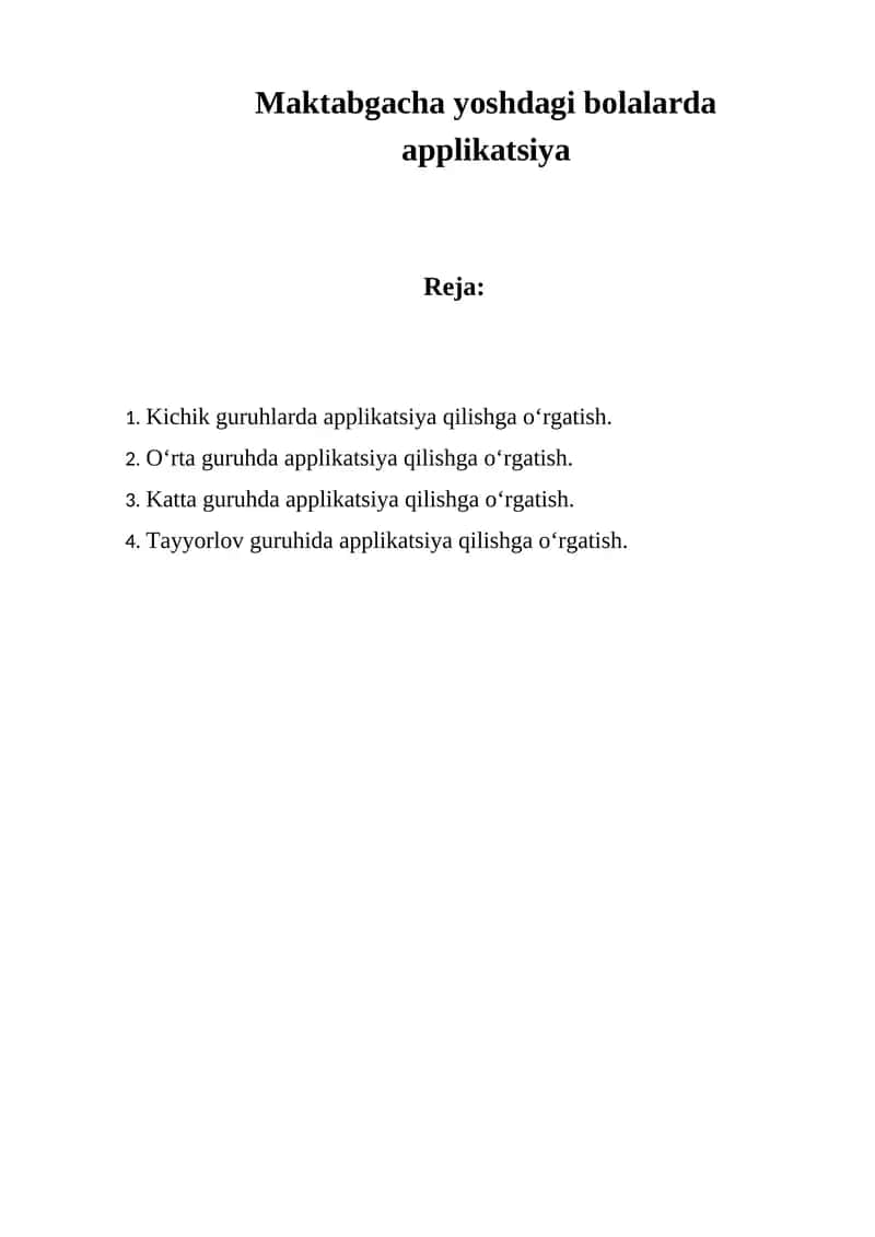 Applikatsiya ta'limi