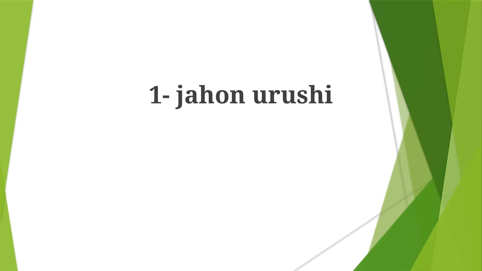 Birinchi Jahon urushi