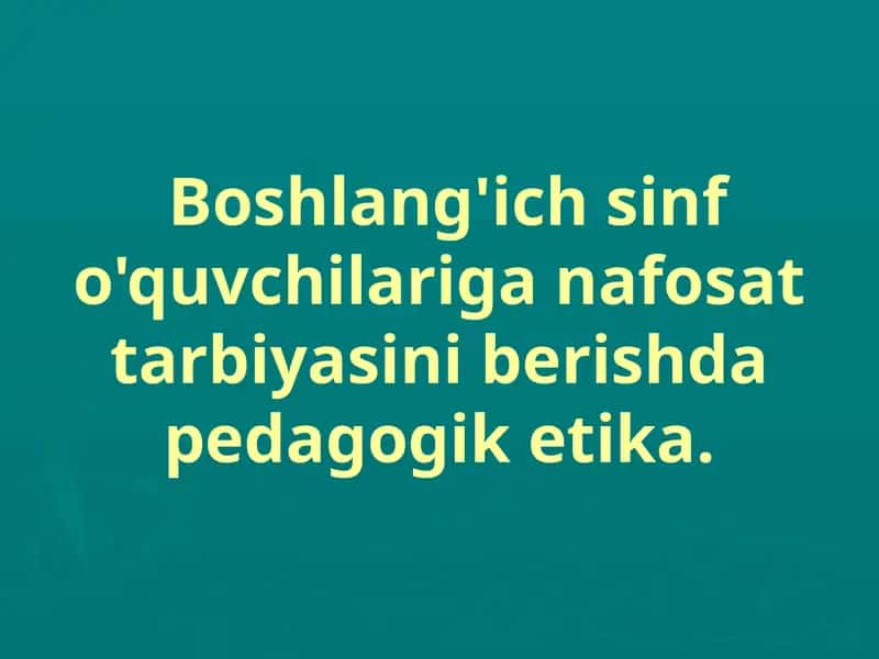 Nafosat Tarbiyasi