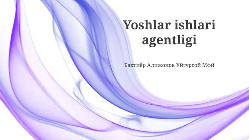 Yoshlar ishlari agentligi