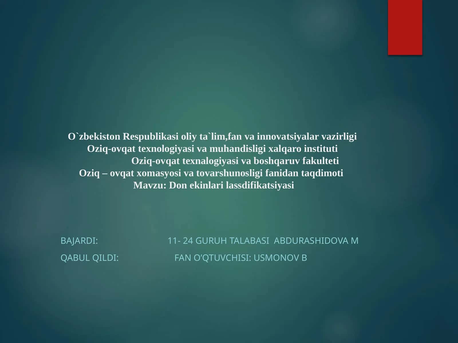Donekinlar ilassdifikatsiyasi