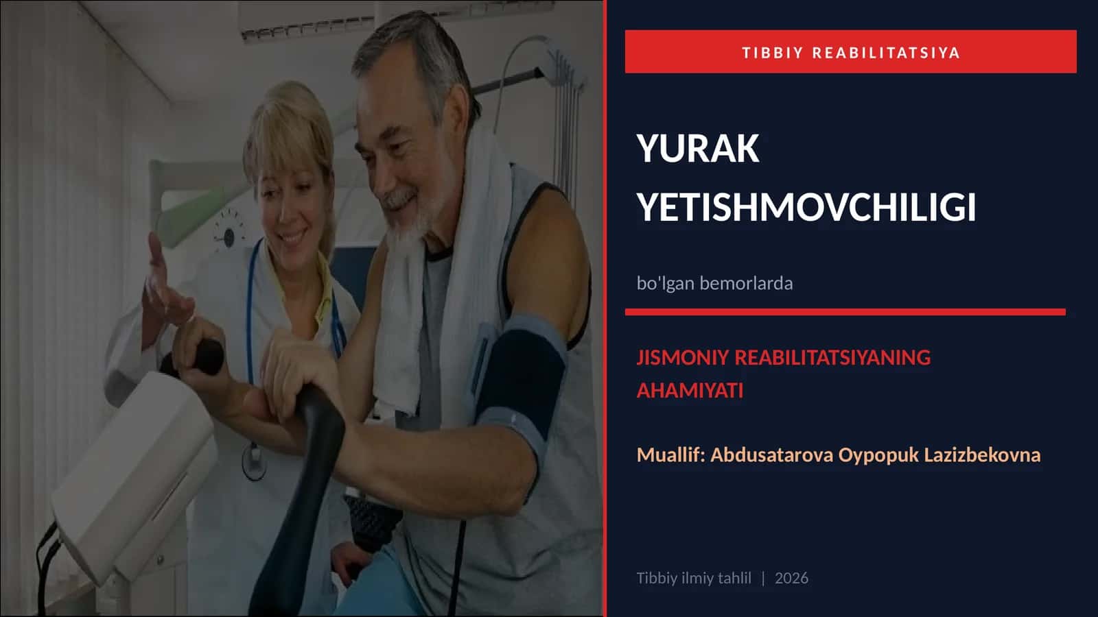 YURAK YETISHMOVCHILIGI