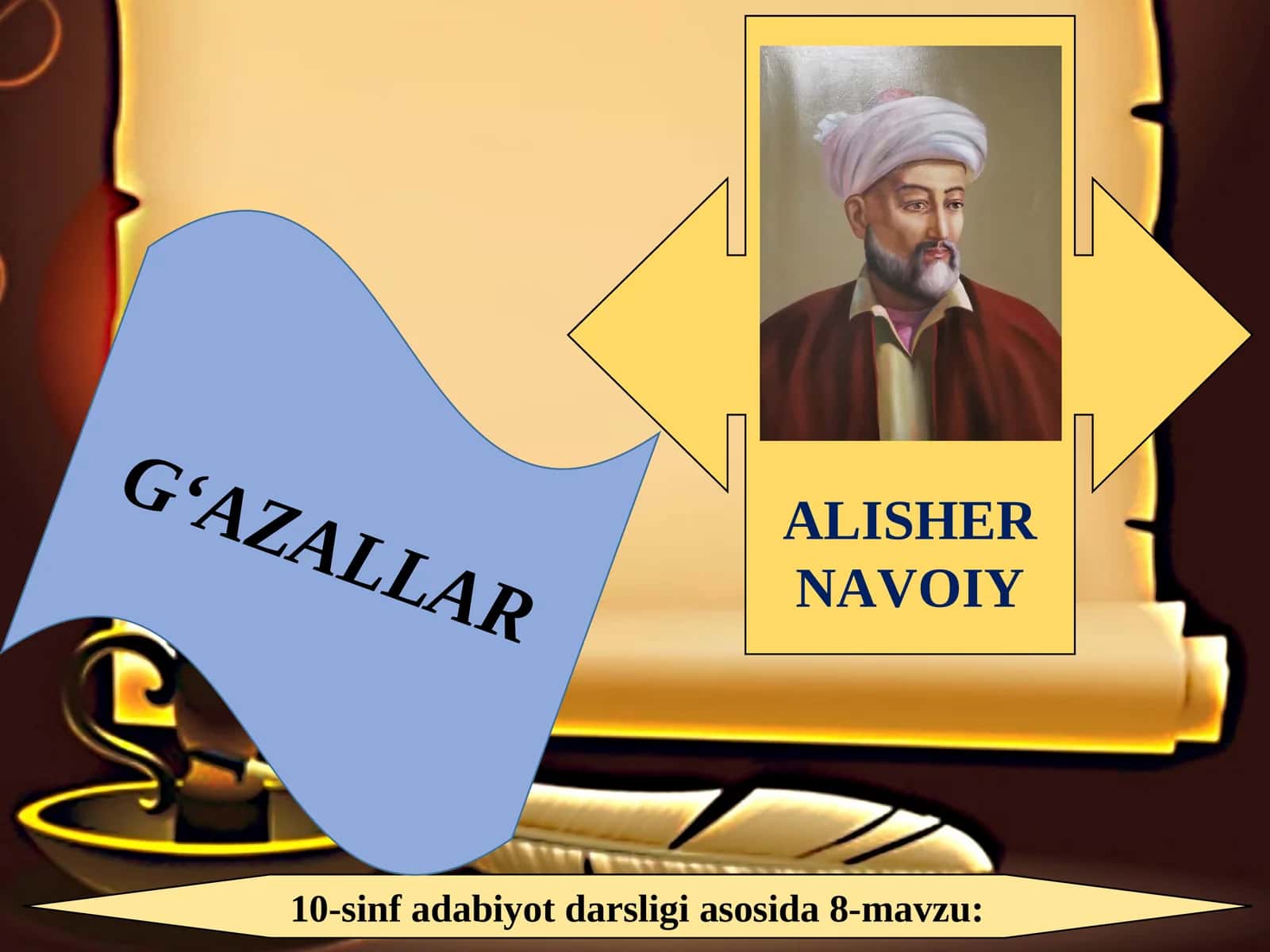 ALISHER NAVOIY G‘AZALLAR