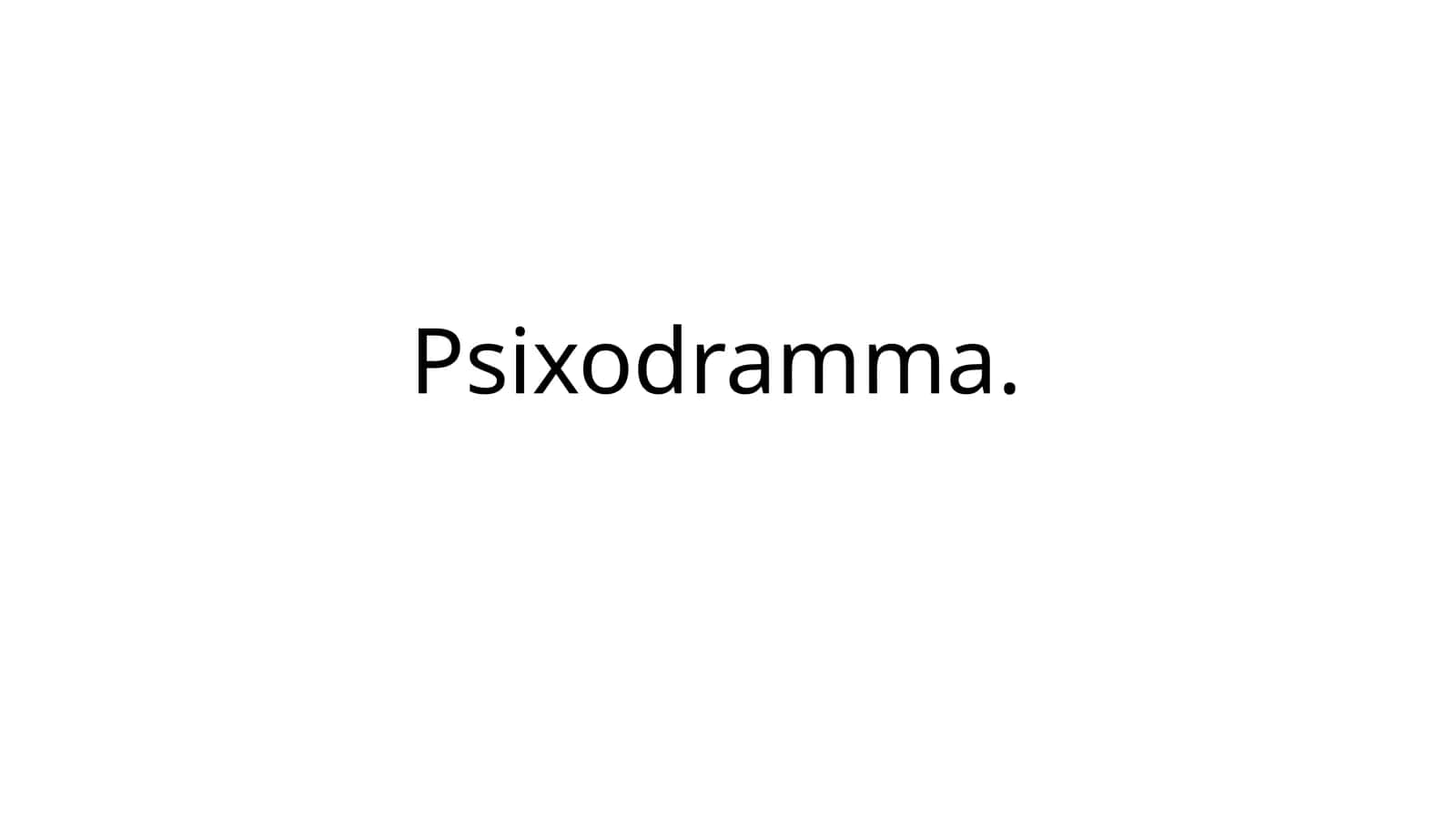 Psixodramma