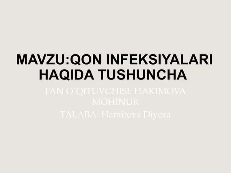 Qon Kasalliklari