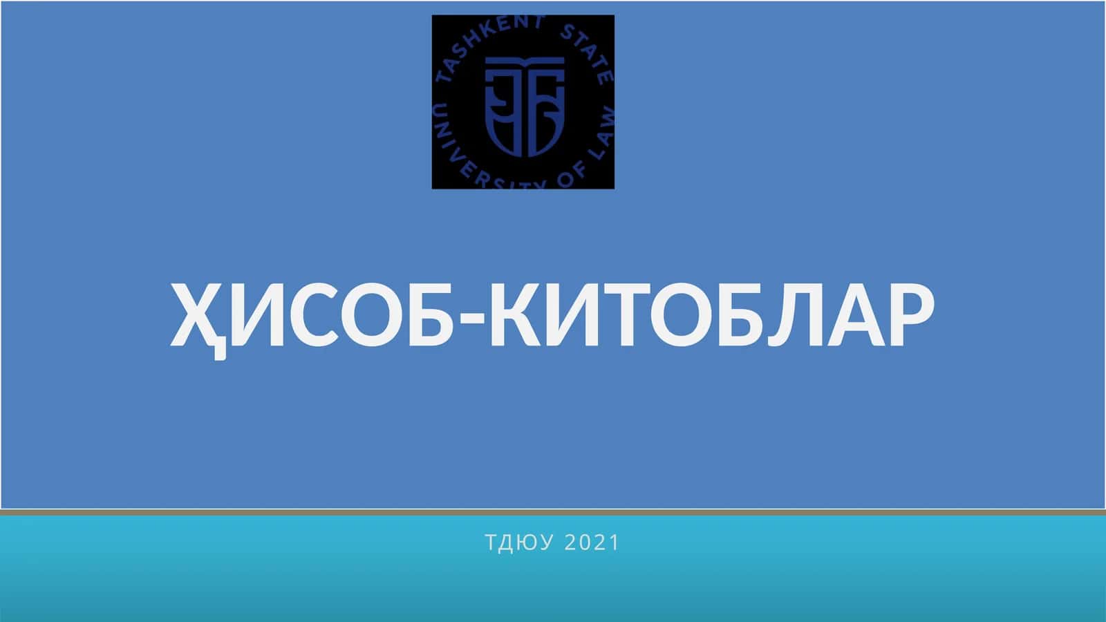 ҲИСОБ-КИТОБЛАР