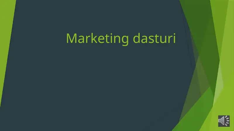 Marketing dasturi