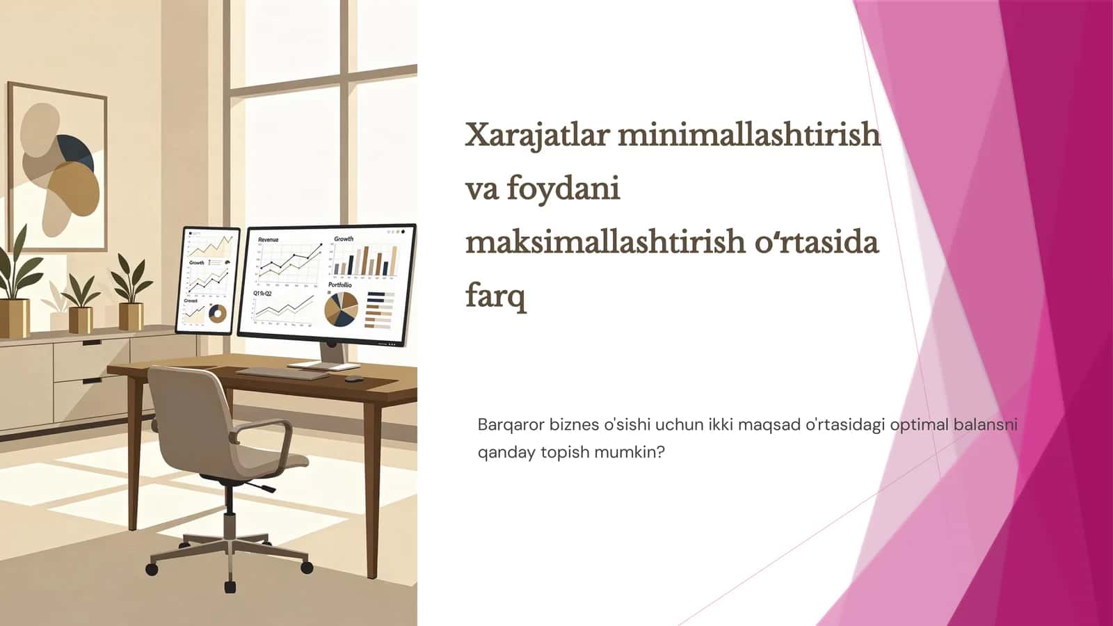 Xarajatlar va foydalanishni moliyaviy muvaffaqiyatga olib keling