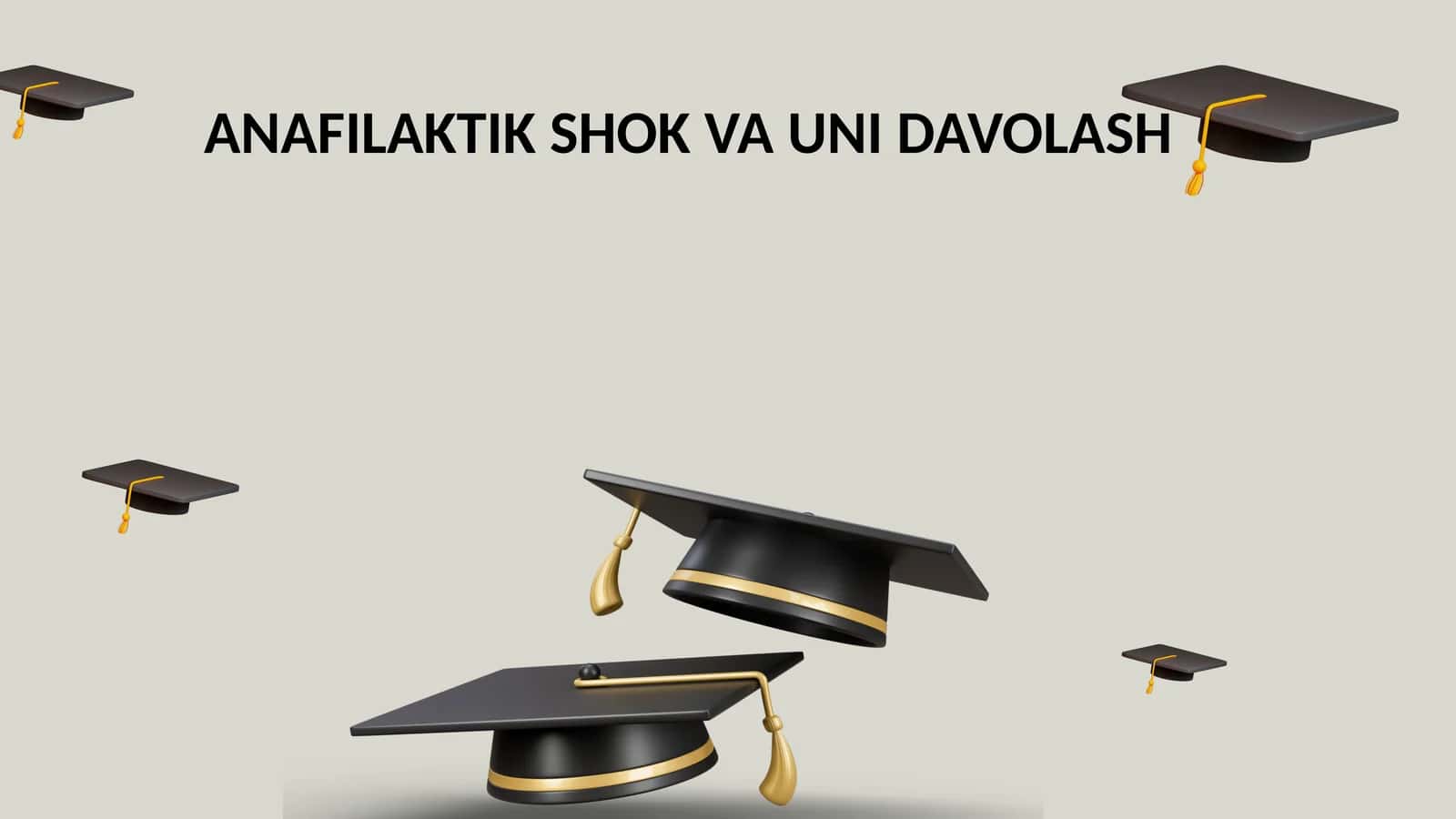 Anafilaktik shok va uni davolash