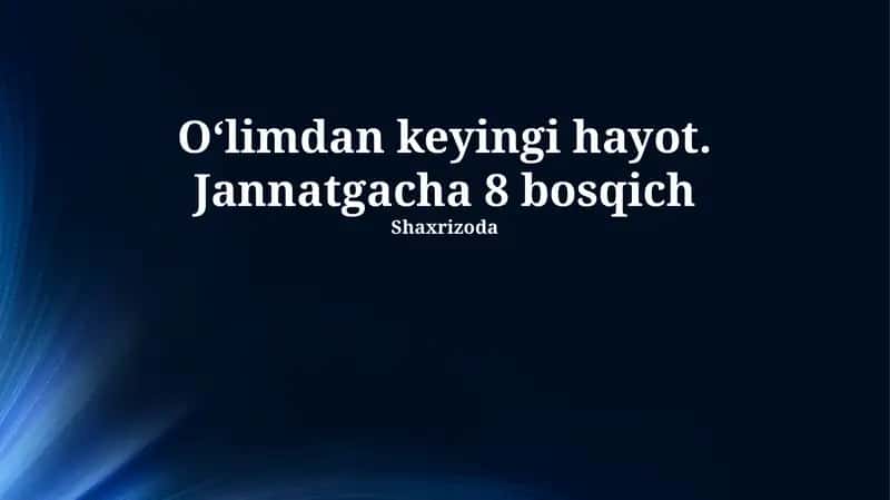 Jannatgacha 8 bosqich