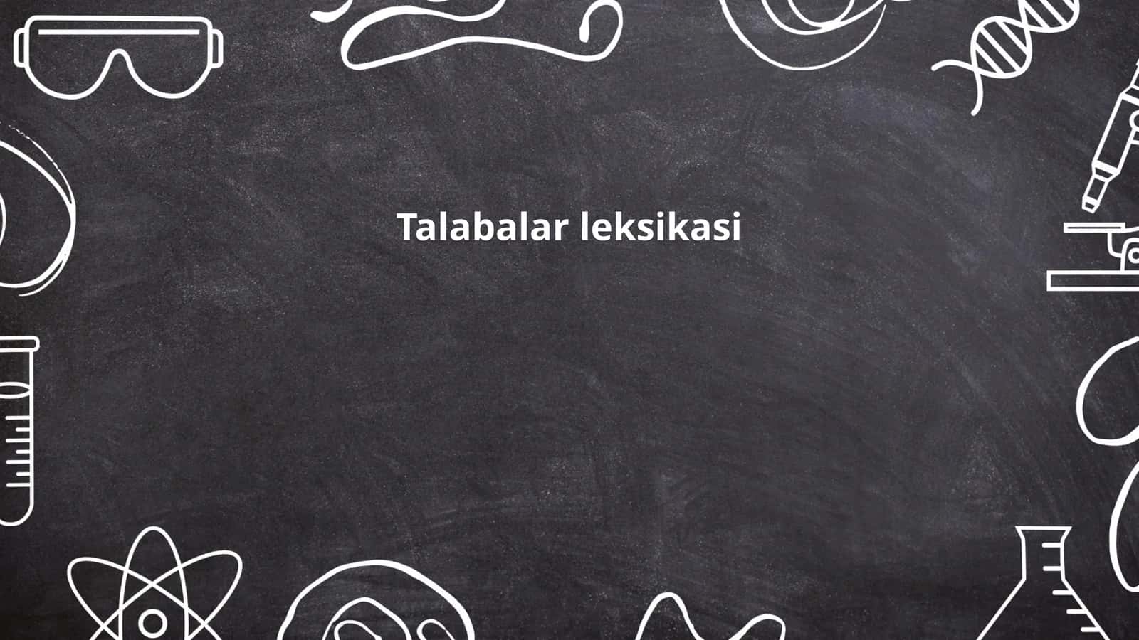 Talabalar leksikasi