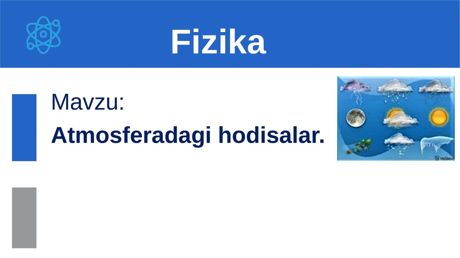 Atmosferadagihodisalar