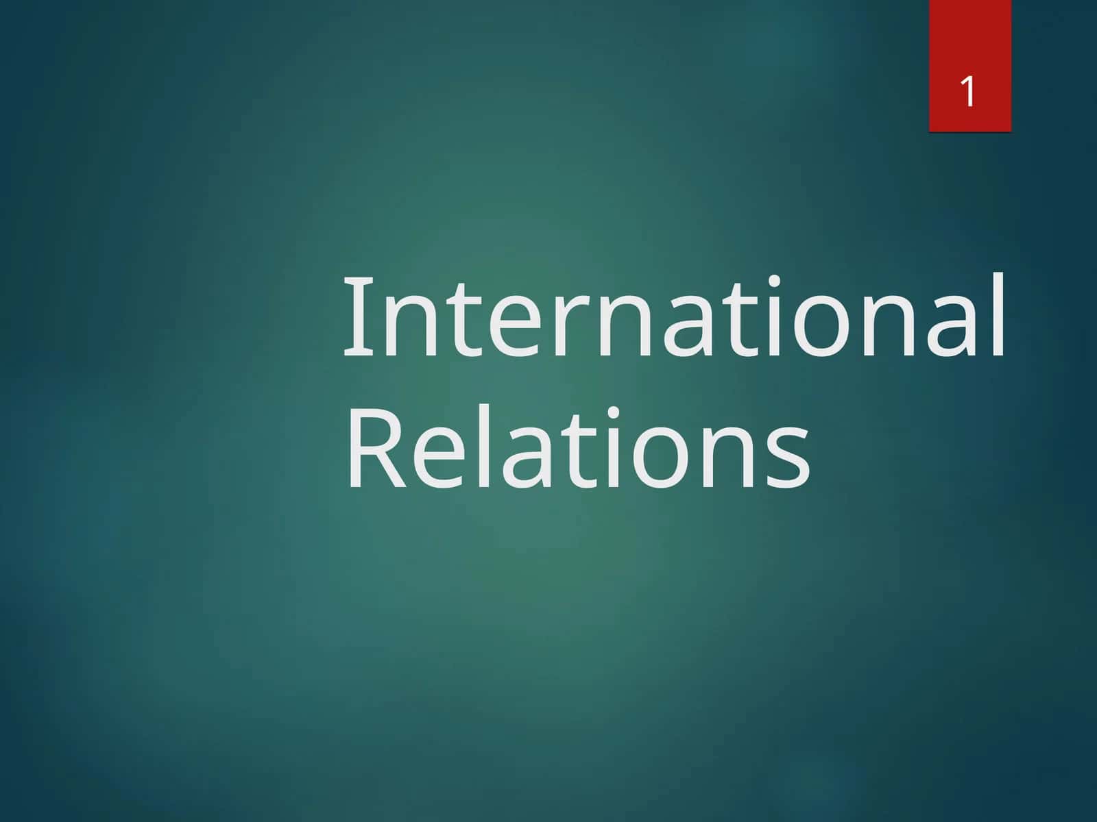 International Relations