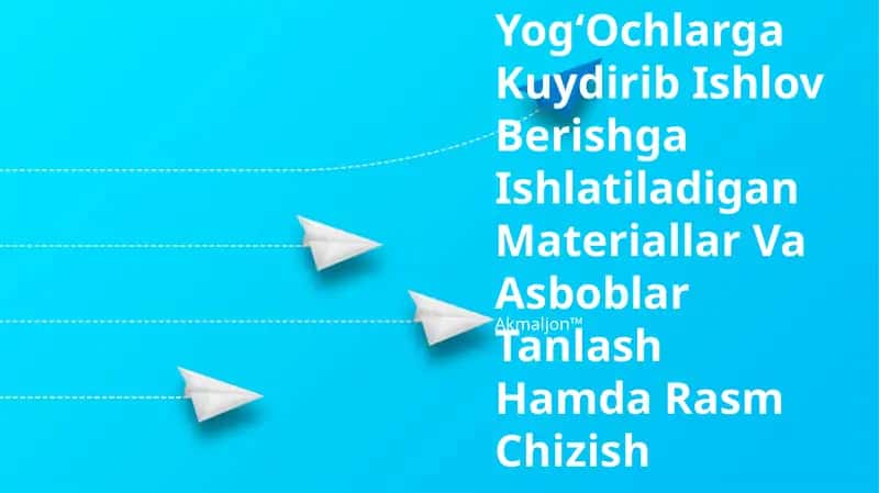 YogʻOchlarga Kuydirib Ishlov Berishga Ishlatiladigan Materiallar Va Asboblar Tanlash Hamda Rasm Chizish