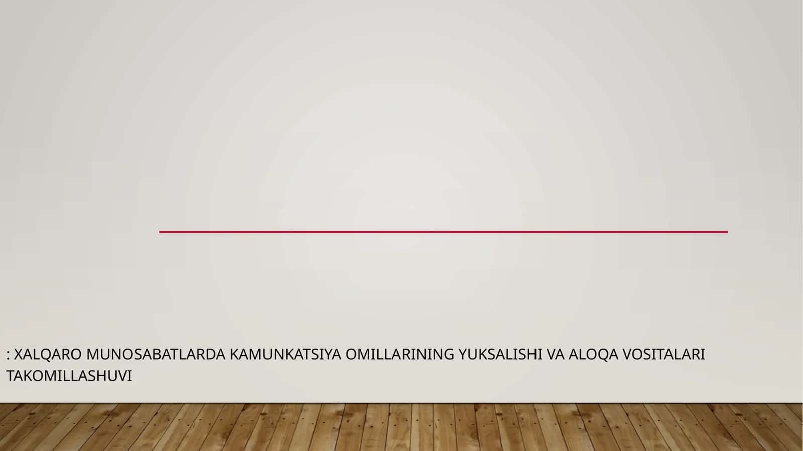 Xalqaromunosabatlardakommunikatsiyaomillarivaaloqavositalariningtakomillashuvi