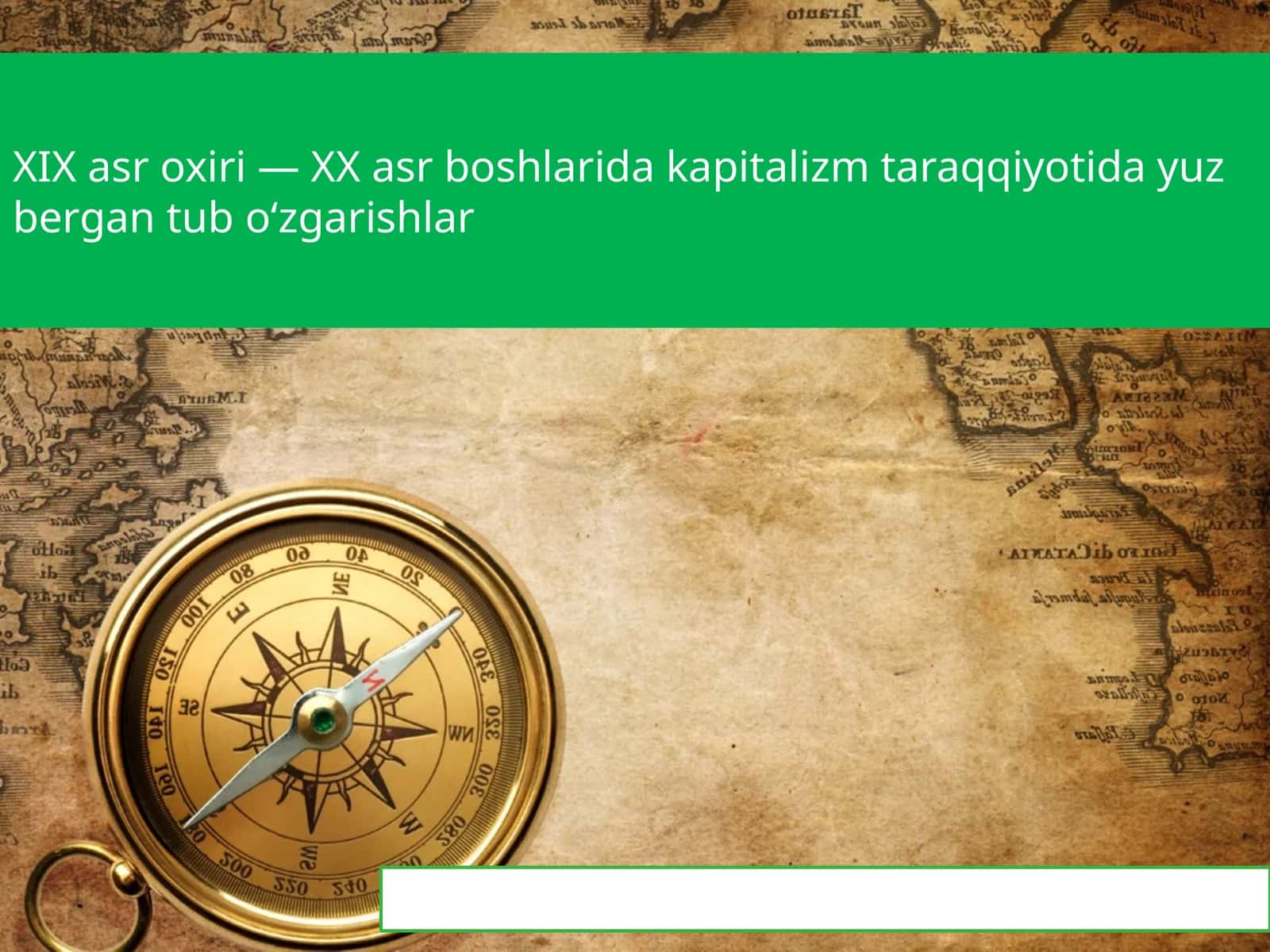 XIX asr oxiri — XX asr boshlarida kapitalizmtaraqqiyotidayangibosqich—monopolistikkapitalizmdebataluvchibosqichqarortopdi