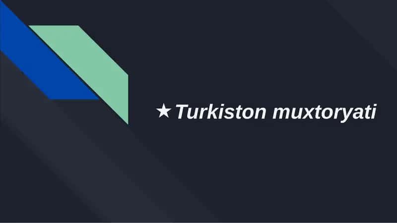 Turkiston muxtoryati