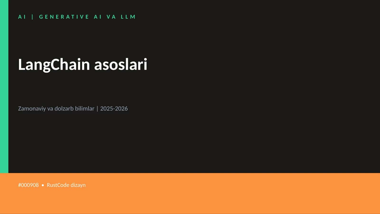 LangChain asoslari