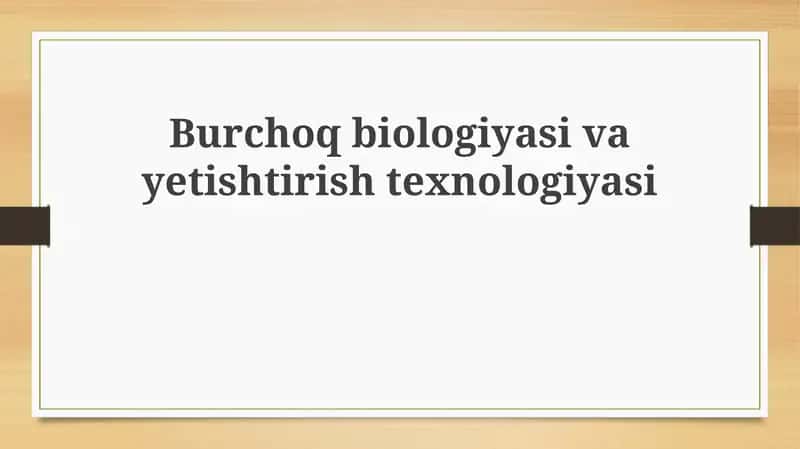 Grechka biologiyasi va turlari