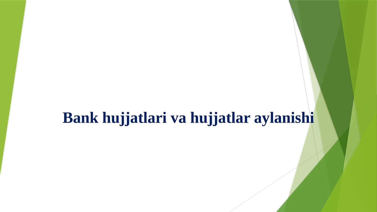 Hujjatlar haqida tushuncha va ularning turlari