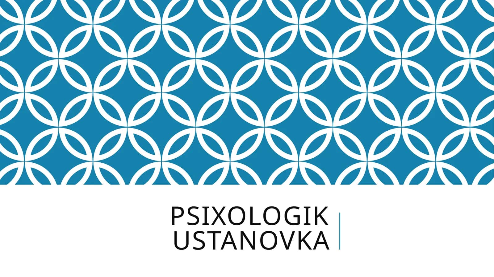 Psixologik ustanovka