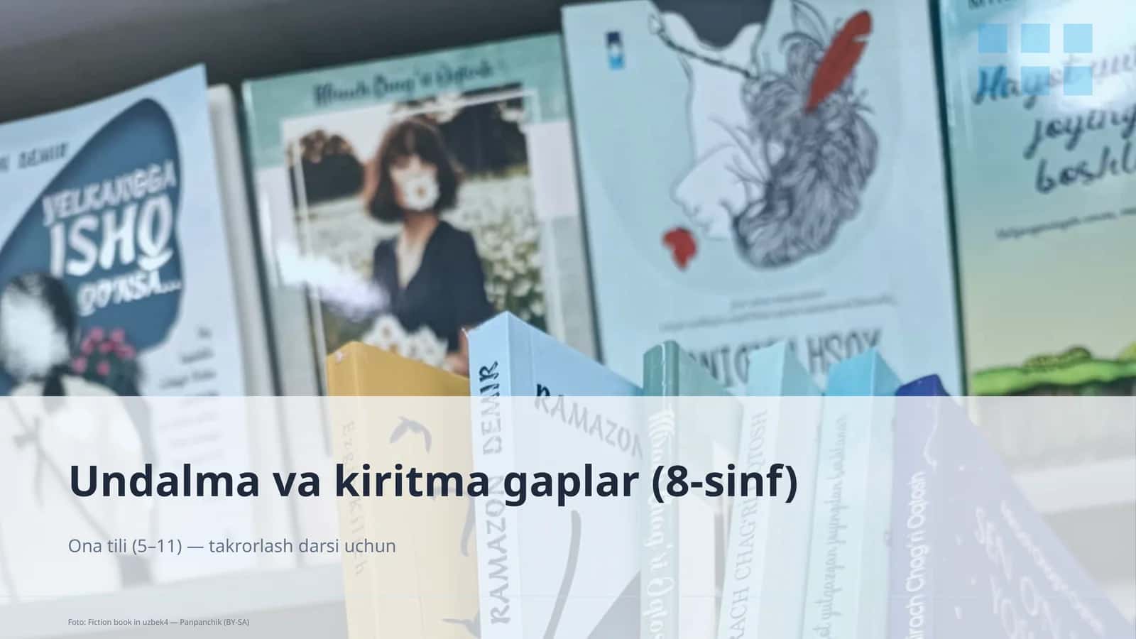 Undalma va kiritma gaplar (8-sinf)
