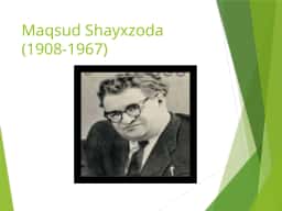 Maqsud Shayxzoda