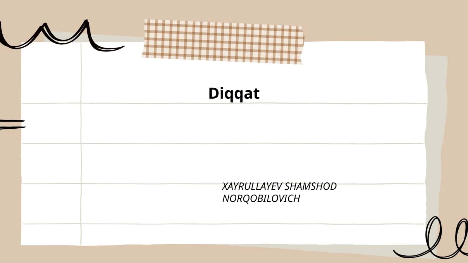 Diqqat tushunchasi va turlari