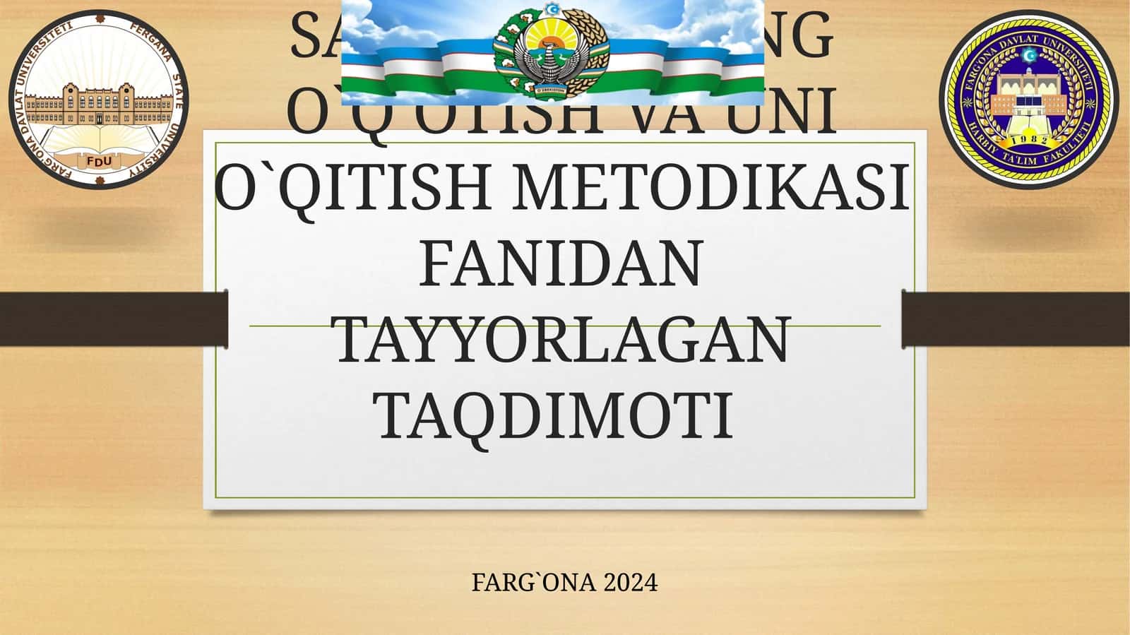 Mashg‘ulotlar va musobaqalar uchun qurol va o‘q-dorilarni tayyorlash