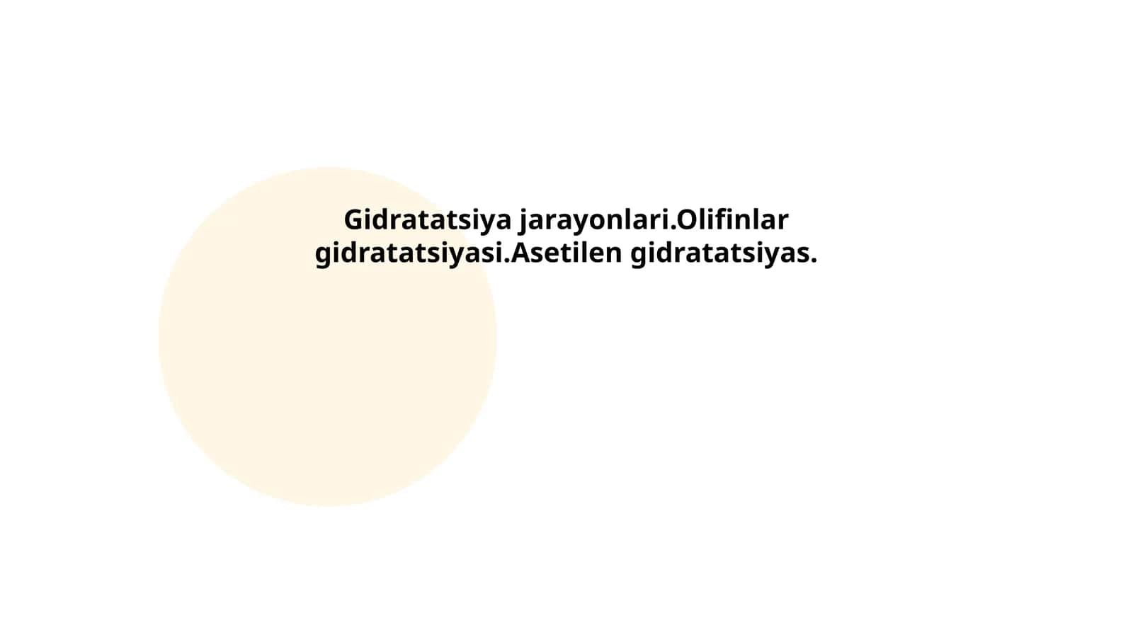 Olifinlarni kislota katalizatorlar bilan gidratatsiyasi