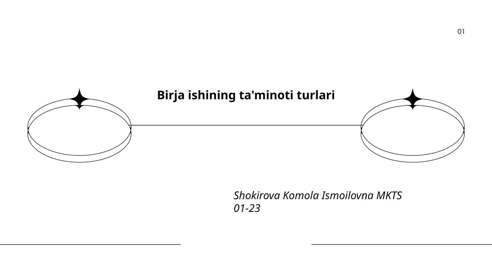 Birja ishining ta'minoti turlari
