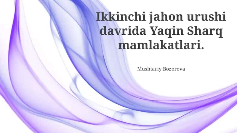 Urushdan keyingi siyosiy o'zgarishlar
