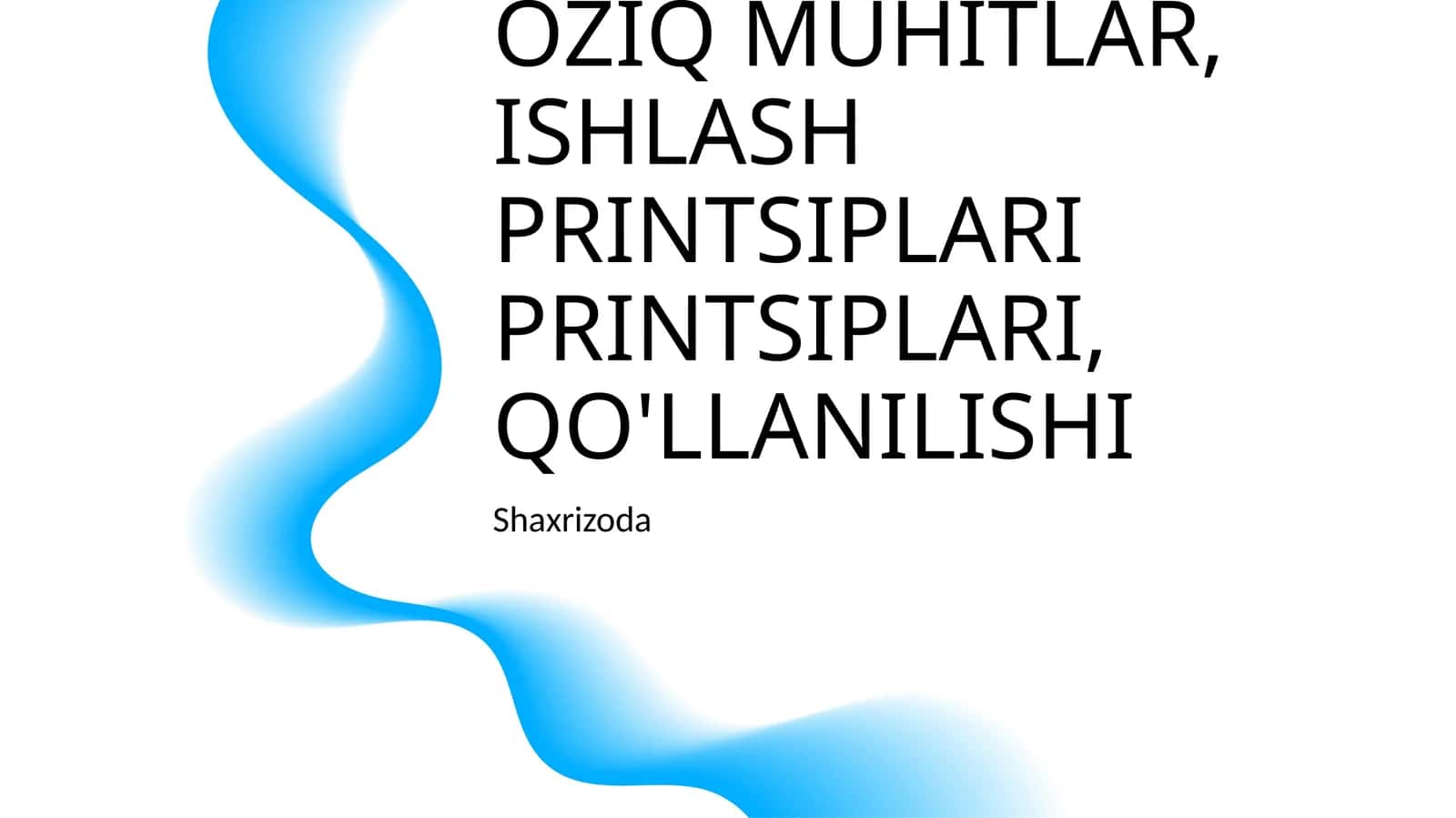 BAKTERYALARNI SOF KULTURASINI AJRATIB OLISHDA QO'LLANILAYOTGAN "XROMOGEN" OZIQ MUHITLAR, ISHLASH PRINTSIPLARI PRINTSIPLARI, QO'LLANILISHI