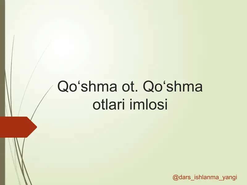 Qoʻshmaotlariimlosi