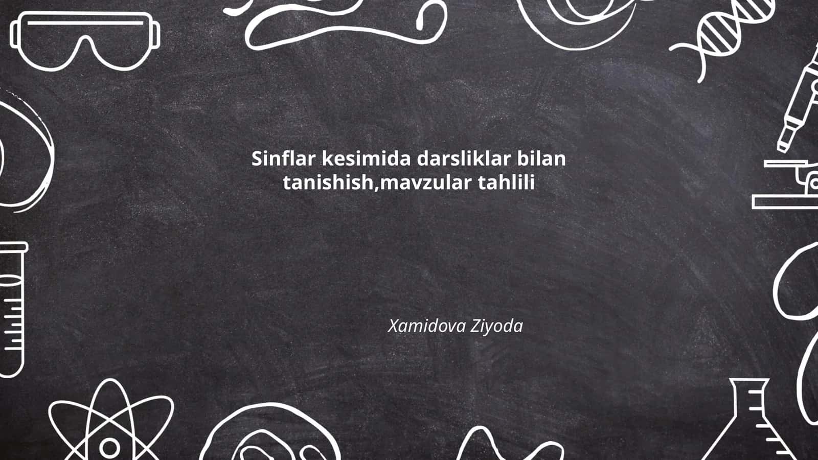 O‘quv dasturlarini tahlil qilish