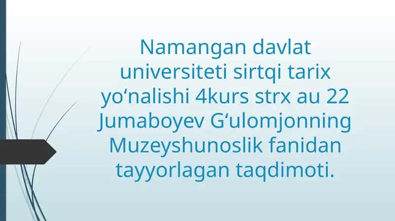 Oʻrta Osiyoda dastlabki muzeylarni tashkil topishi