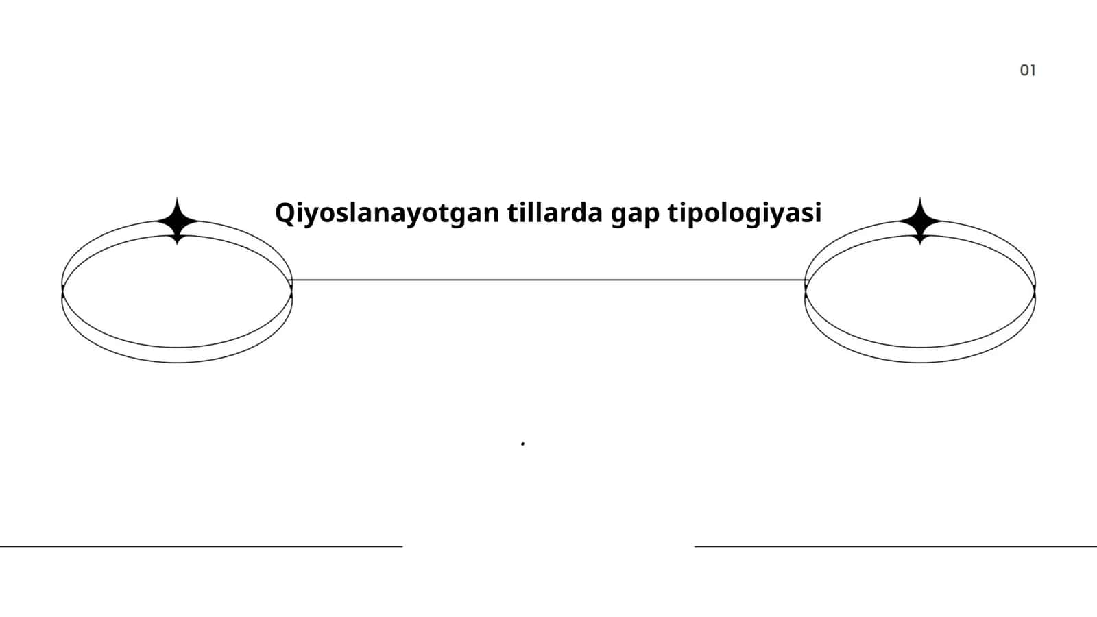 Qiyoslanayotgan tillarda gap tipologiyasi