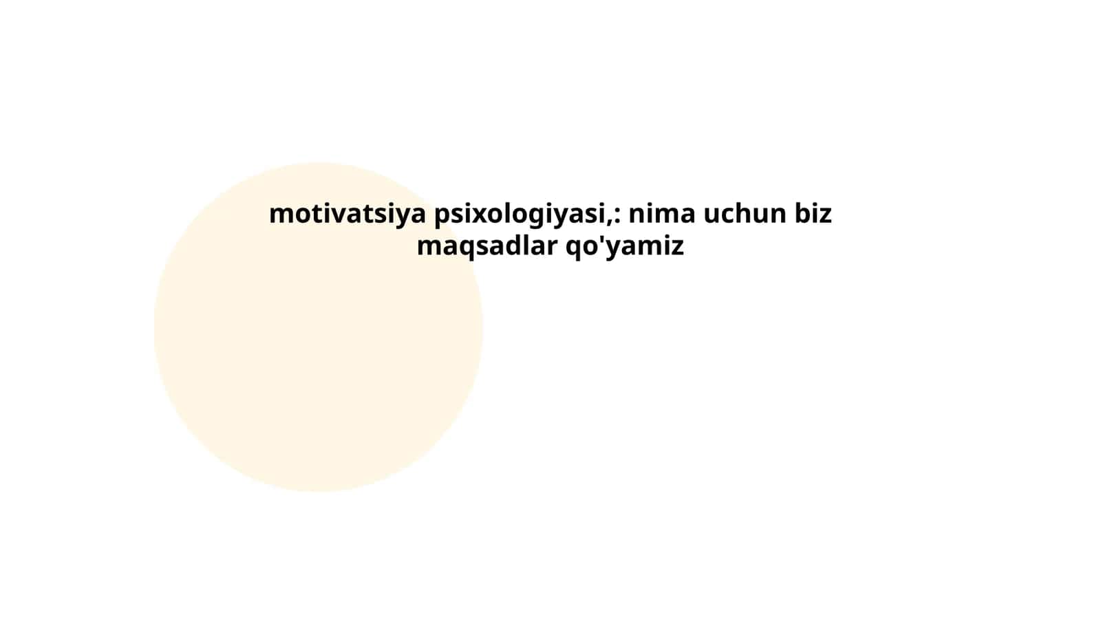 Motivatsiya psixologiyasi