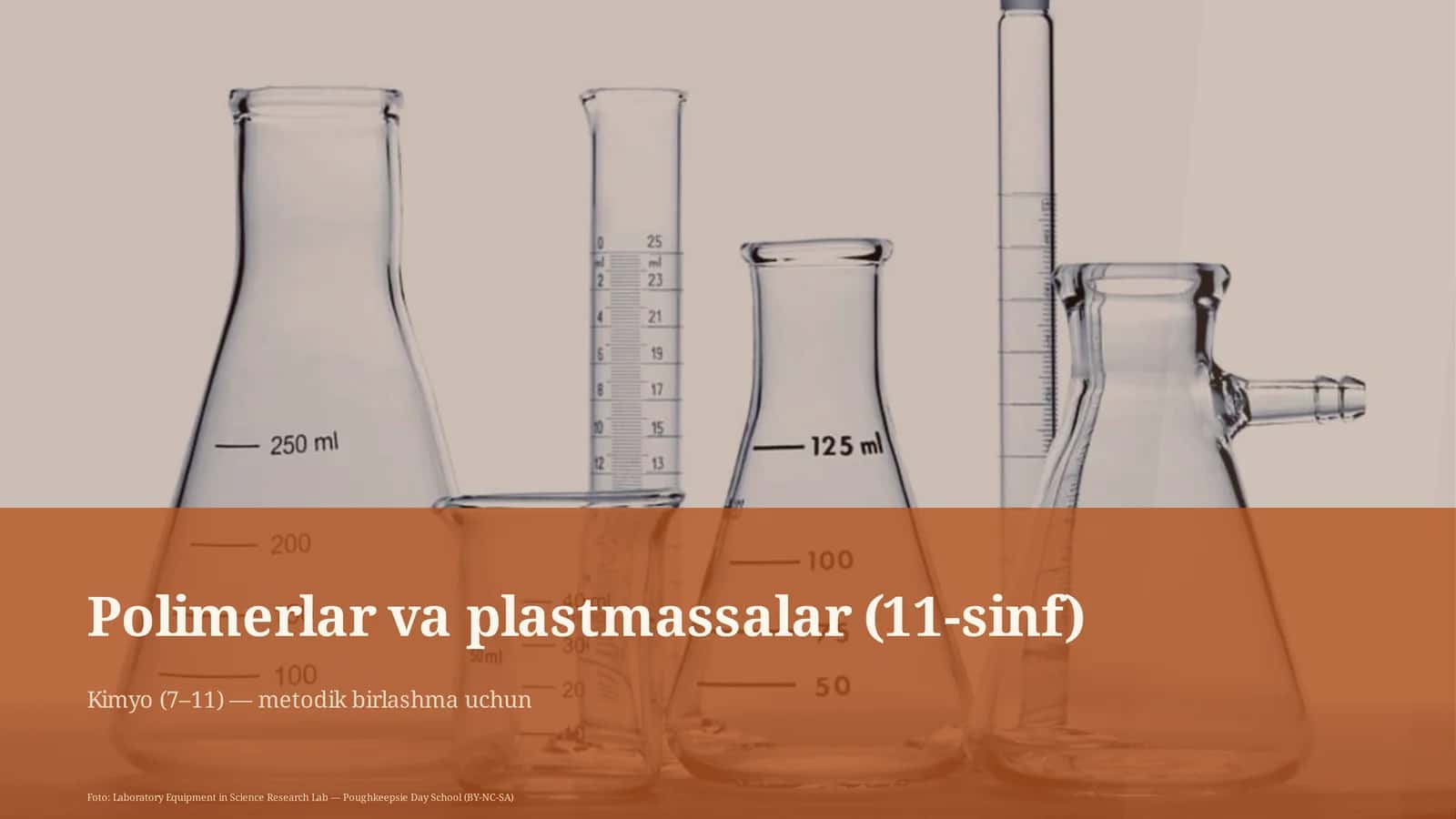 Polimerlar va plastmassalar (11-sinf)