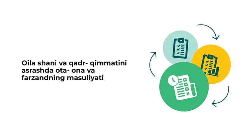 Oila shani va qadr- qimmatini asrashda ota- ona va farzandning masuliyati