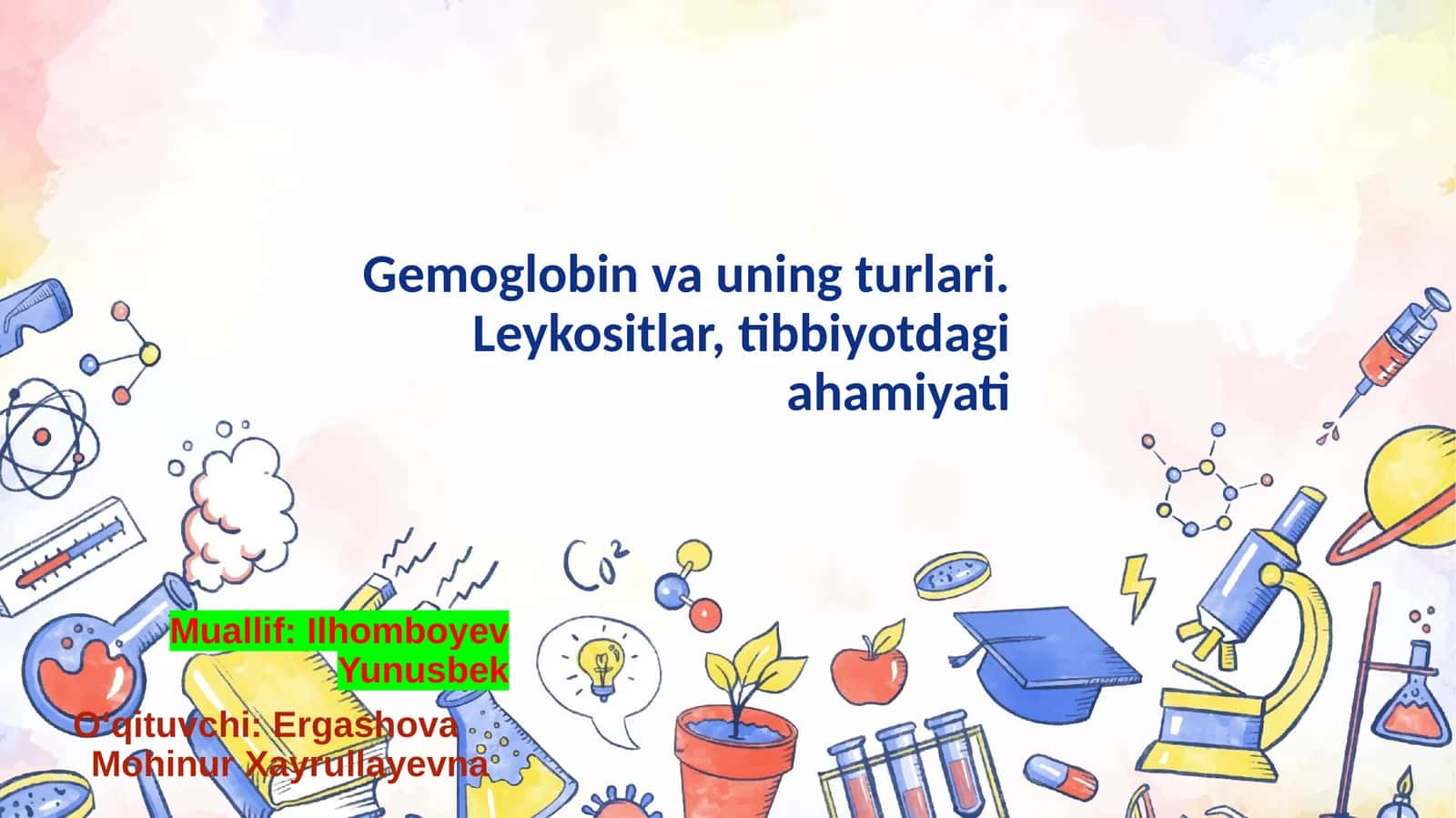 Gemoglobin va uning turlari