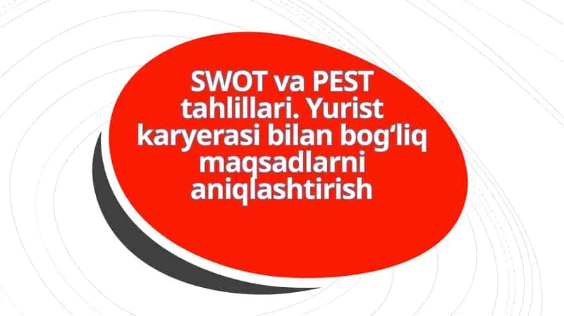 SWOT va PEST tahlillari