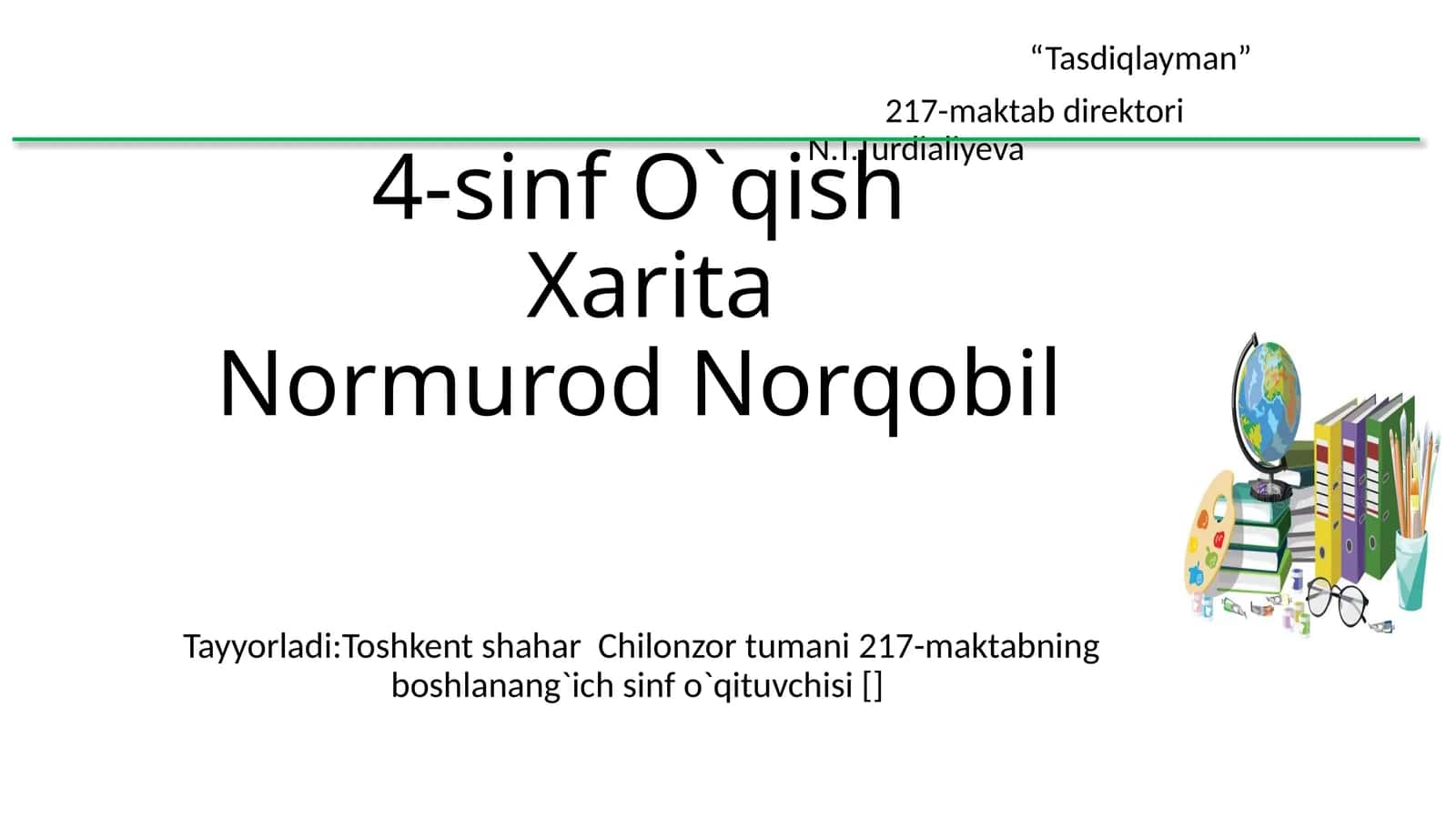 O`qish Xaritasi