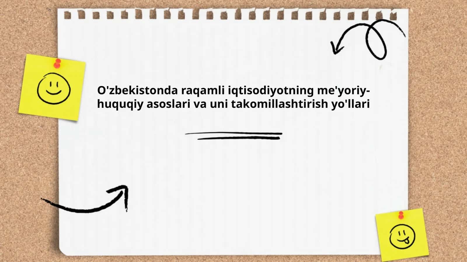 Raqamli iqtisodiyot va uning huquqiy asoslari